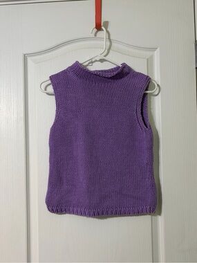 St. John's Bay Lavender Knit Sleeveless Tank Top